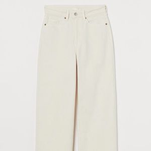 H&M Wide Leg White Jean